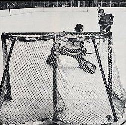 Al Smith is unsuccessful on the Danny Lawson penalty shot