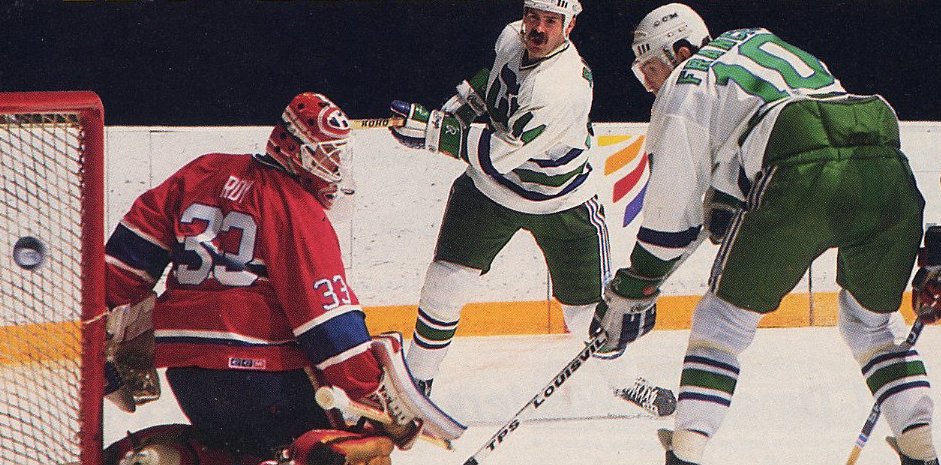 Dave Babych and Ron Francis