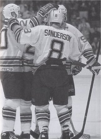 Geoff Sanderson and Glen Wesley