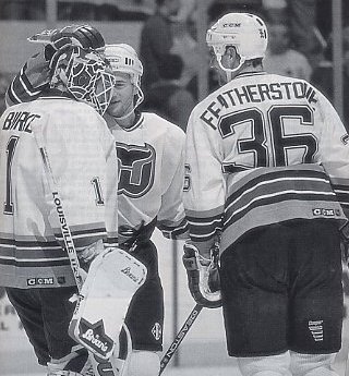 Sean Burke and Glen Featherstone