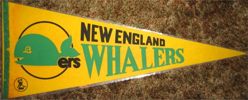 Vintage full size WHA Hockey Pennant New England Whalers, Arts &  Collectibles, Peterborough