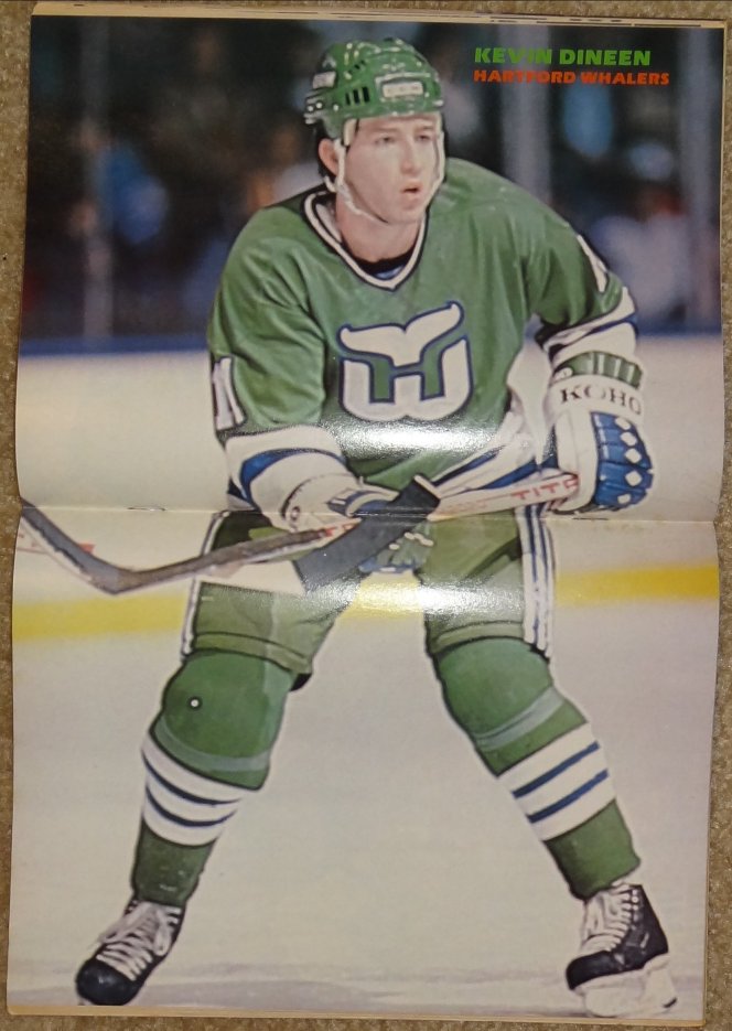 Mike Liut Hartford Whalers Action Signed 8x10