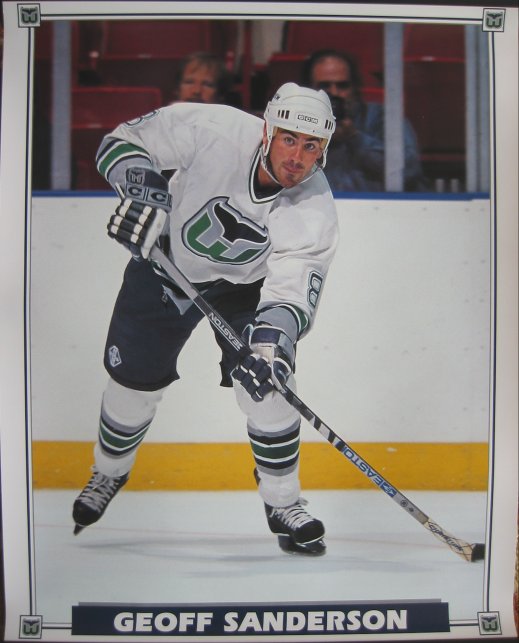 Geoff Sanderson Hartford Whalers NHL Hockey Action Poster - Starline 1 –  Sports Poster Warehouse